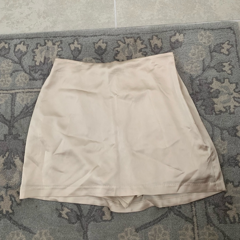 Satin Mini Skort